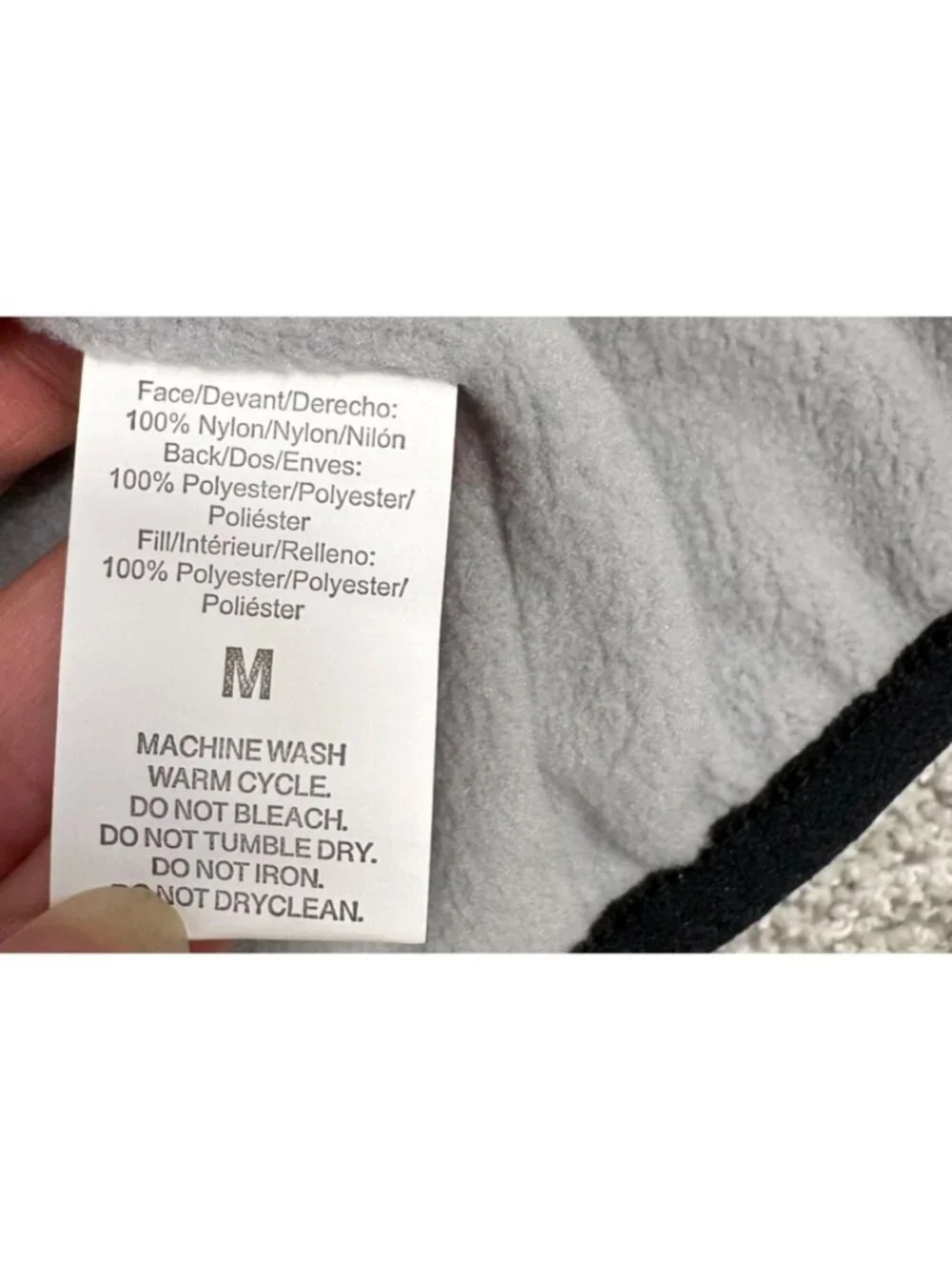 Berkshire Pet Collection Dog Coat Medium New Fleece Lined Black Quilted